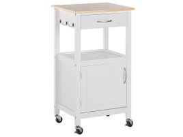 Kitchen Storage Trolley White SIENA