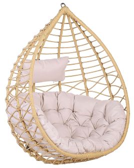 PE Rattan Hanging Chair Natural ARSITA