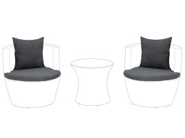 Outdoor Cushion Cover Set Grey CAPRI