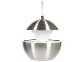 Metal Pendant Lamp Silver BOJANA