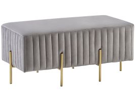Velvet Bench Grey DAYTON