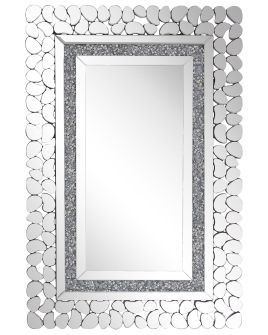 Wall Mirror 60x90cm Silver