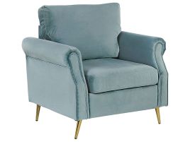 Velvet Armchair Mint Green VIETAS
