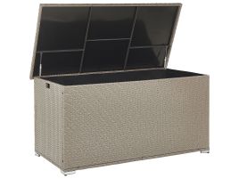 PE Rattan Storage Box 155 x 75 cm Taupe MODENA