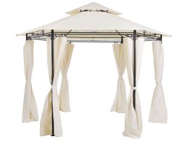 Gazebo âŒ€ 350 cm Beige PORTEL