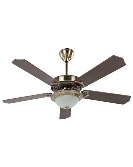 Ceiling Fan with Light Gold BEGEJ
