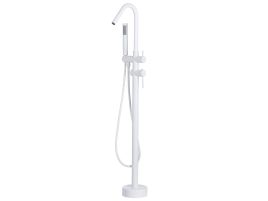 Freestanding Bath Mixer Tap White VICTORIA