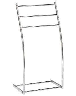 Towel Stand 44 x 86 cm Silver AMBIL