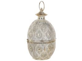 Metal Candle Lantern 34 cm Gold AMORGOS