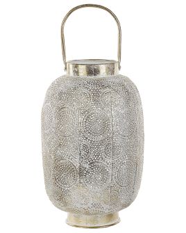 Metal Candle Lantern 40 cm Gold LANTAU