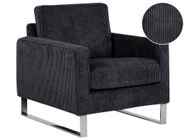 Jumbo Cord Armchair Black VIND
