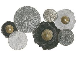 Wall DÃ©cor Black and Silver ZIRCONIUM