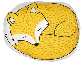 Cotton Kids Cushion Fox 50x40cm Yellow