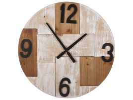 Wall Clock 60cm Light Wood