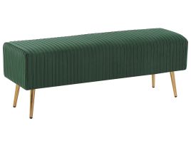 Velvet Bedroom Bench Green PATERSON