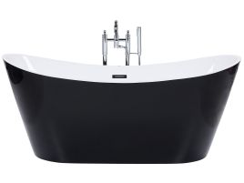 Freestanding Bath 1800 x 780 mm Black ANTIGUA