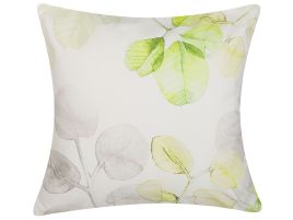 Cushion Leaf Pattern 45x45cm Multicolour