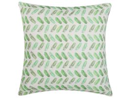 Cushion 45x45cm White and Green