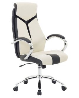 Swivel Office Chair Beige FORMULA 1