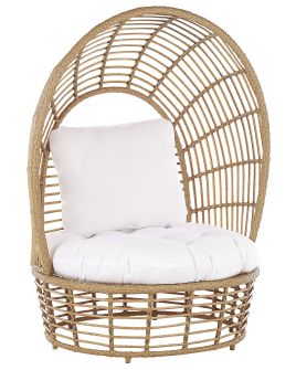 Rattan Basket Chair Natural LIDO