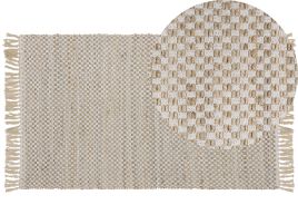 Jute Area Rug 80x150cm Beige