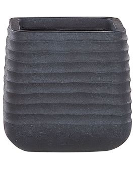 Plant Pot 28 x 28 x 27 cm Black PARIKIA
