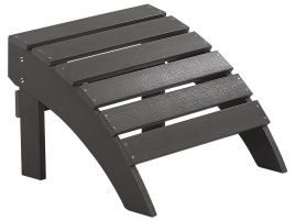 Garden Footstool Dark Grey ADIRONDACK