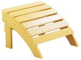 Garden Footstool Yellow ADIRONDACK
