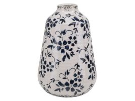 Stoneware Flower Vase 20 Blue