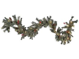 Pre-Lit Christmas Garland 180cm Green