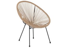 PE Rattan Accent Chair Natural ACAPULCO II