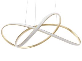 Metal LED Pendant Lamp Gold TUMEN
