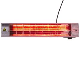 Wall Mounted Electric Patio Heater 2000 W Silver BROMO
