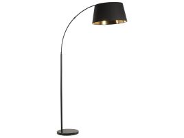 Arc Floor Lamp Black and Copper YABUS