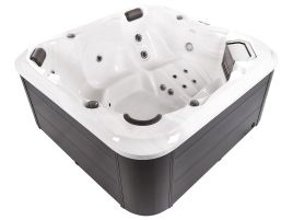 Square Hot Tub with LED White TULAROSA