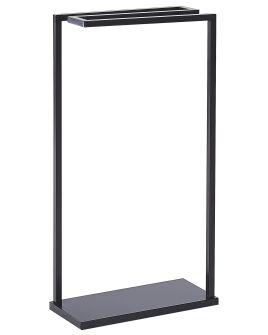 Towel Stand 42 x 83 cm Black GARCITAS