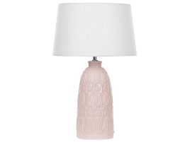 Ceramic Table Lamp Pink ZARIMA