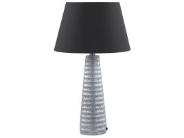 Ceramic Table Lamp Silver VILNIA