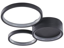 Metal LED Ceiling Lamp Black AGNAT