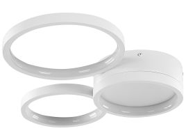 Metal LED Ceiling Lamp White AGNAT