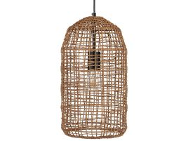 Woven Pendant Lamp Brown LUCITE