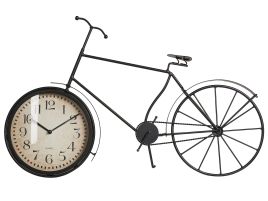 Table Clock Bicycle Black