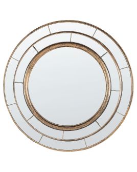 Round Wall Mirror 40cm Gold