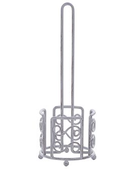 Freestanding Metal Toilet Paper Holder Grey MANDI