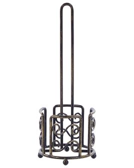 Freestanding Metal Toilet Paper Holder Black MANDI