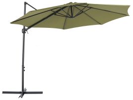 Cantilever Garden Parasol 2.95 m Green SAVONA II