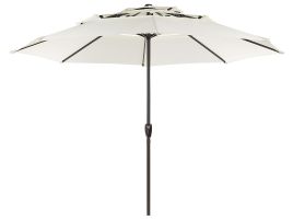 Garden Market Parasol 2.85 m Light Beige BIBIONE