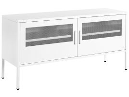 2 Door Metal Sideboard White MORLEY