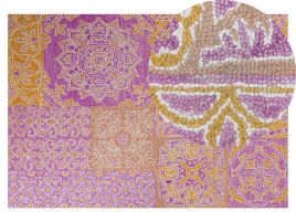 Wool Area Rug 140x200cmcm Multicolour