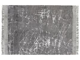 Viscose Area Rug 160x230cm Grey
